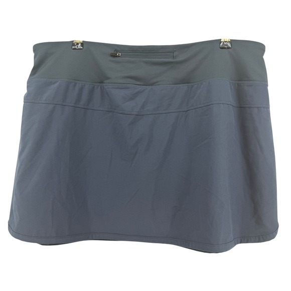 Free Fly Bamboo Lined Breeze Skort Womens XXL Dark Gray Athletic UPF 50+ - Picture 5 of 9